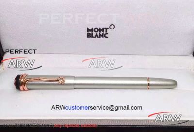 Perfect Replica Heritage Collection Rouge Silver&Rose Gold Rollerball Pen